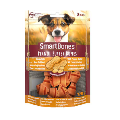 SmartBones Huesos de Mantequilla de Maní Mini para perros