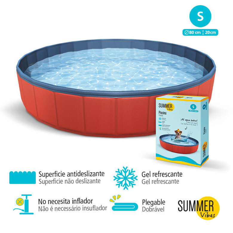 Summer Vibes Piscina Roja para perros,  Imagen numero 3 Summer Vibes Piscina Roja para perros, , large Imagen numero 3