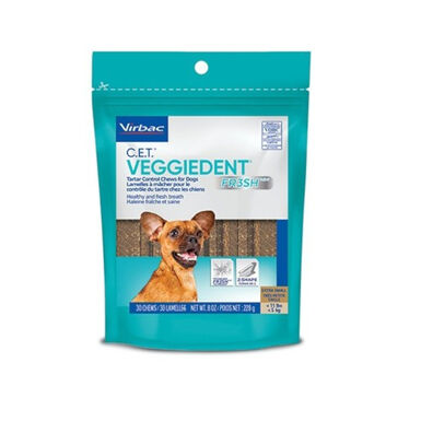 Virbac Snacks Dentales VeggieDent Fresh para perros