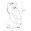 Flamingo Henny Burro de Peluche Gris para perros, , large indicador imagen numero 2