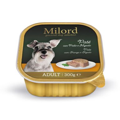 Milord Adult Pollo e Hígado en Paté tarrina para perros
