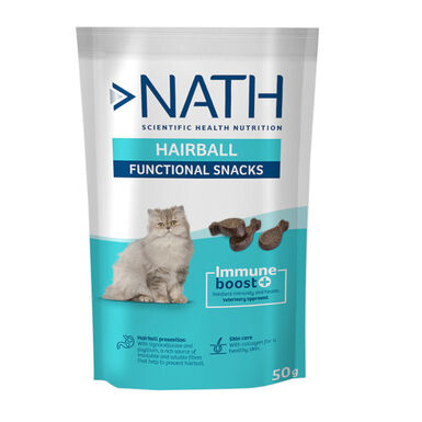 Snack para gatos Nath Adult Hairball 50 gr