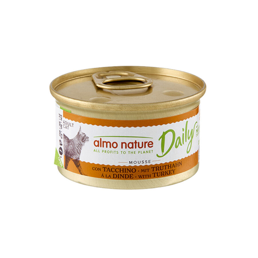 Almo Nature Daily Mousse de Pavo lata para gatos