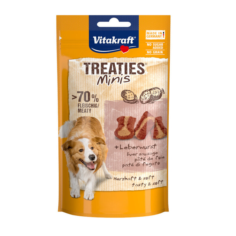 48 g Vitakraft Treaties Mini Paté Bocaditos para perros,  Imagen numero 1 48 g Vitakraft Treaties Mini Paté Bocaditos para perros, , large Imagen numero 1