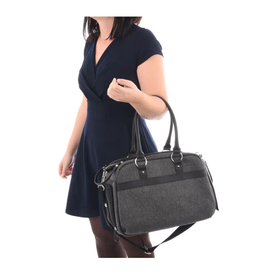 Flamingo Justine Bolsa Transport&iacute;n Gris para mascotas, , large Imagen numero 3