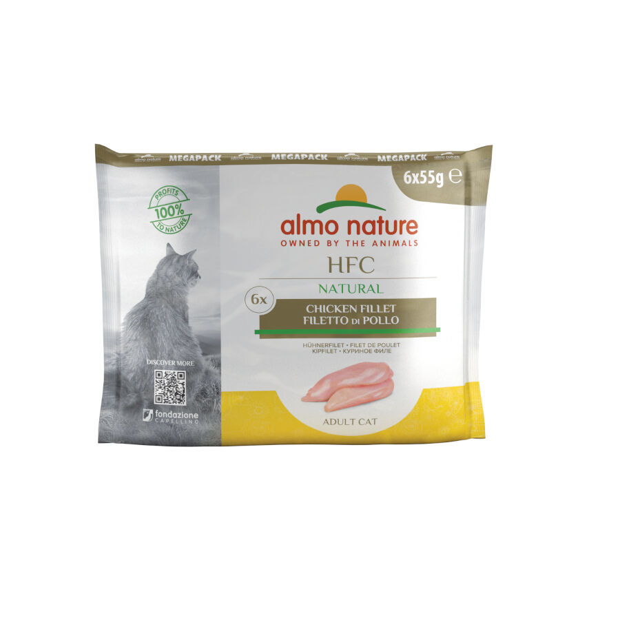 Almo Nature HFC Natural Recetas Variadas de Pollo en sobre para gatos
