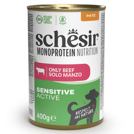 Schesir Monoprotein Lata Ternera para perros