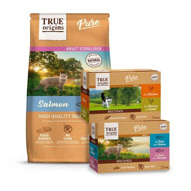 True Origins Pack Pure Esterilizado - pienso y comida húmeda para gato