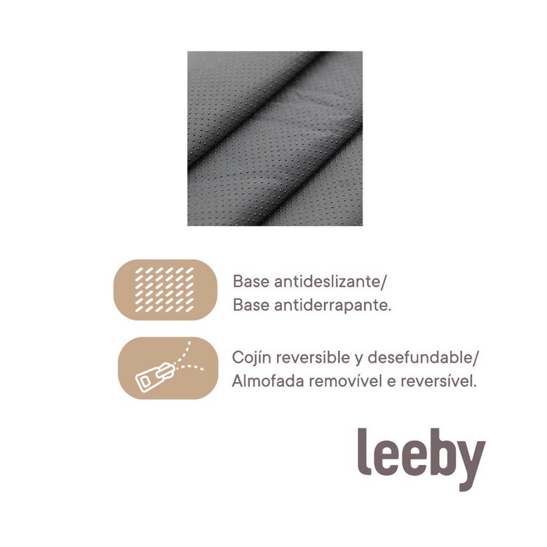 Leeby Colchón Ortopédico Viscoelástico Marrón y Blanco para perros,  Imagen numero 4 Leeby Colchón Ortopédico Viscoelástico Marrón y Blanco para perros, , large Imagen numero 4