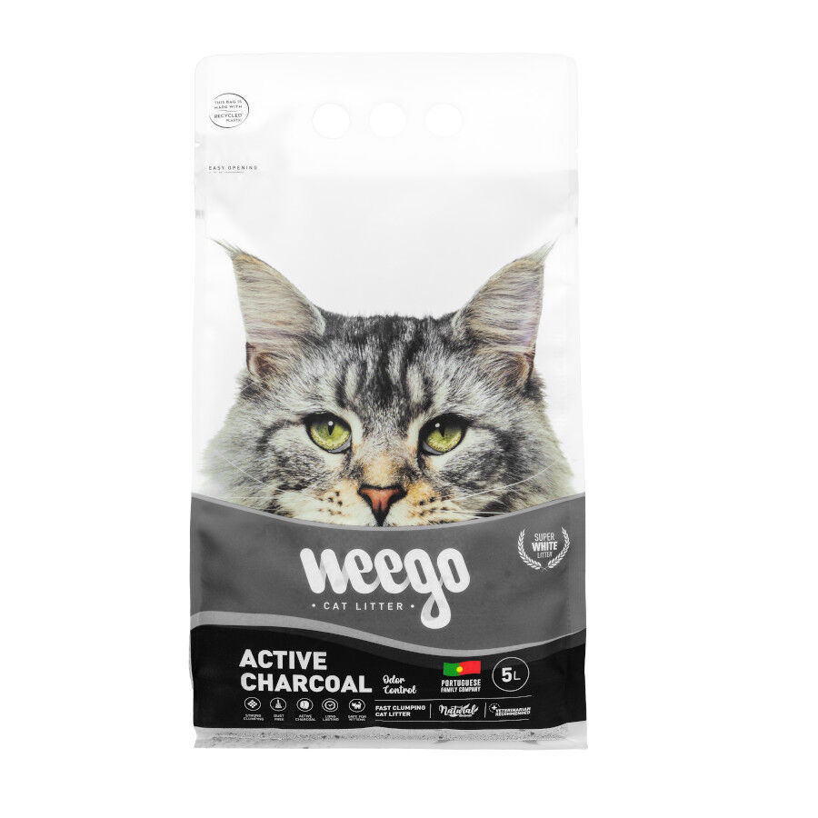 Weego Active Charcoal Arena aglomerante para gatos
