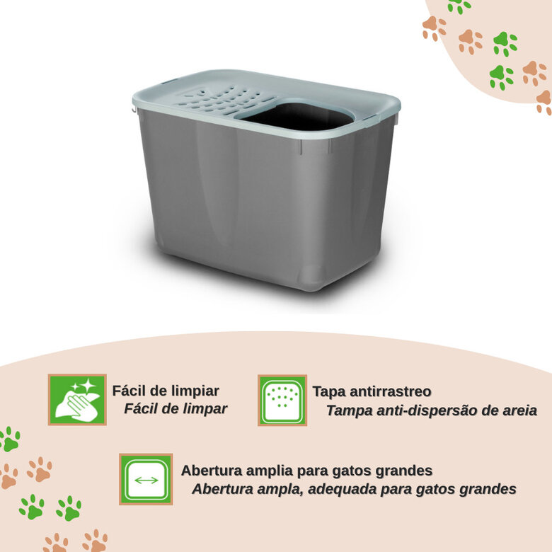 Nice Care Eco Arenero Micia Azul para gatos,  Imagen numero 3 Nice Care Eco Arenero Micia Azul para gatos, , large Imagen numero 3