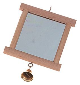 Flamingo Alice Espejo Colgante juguete para periquitos