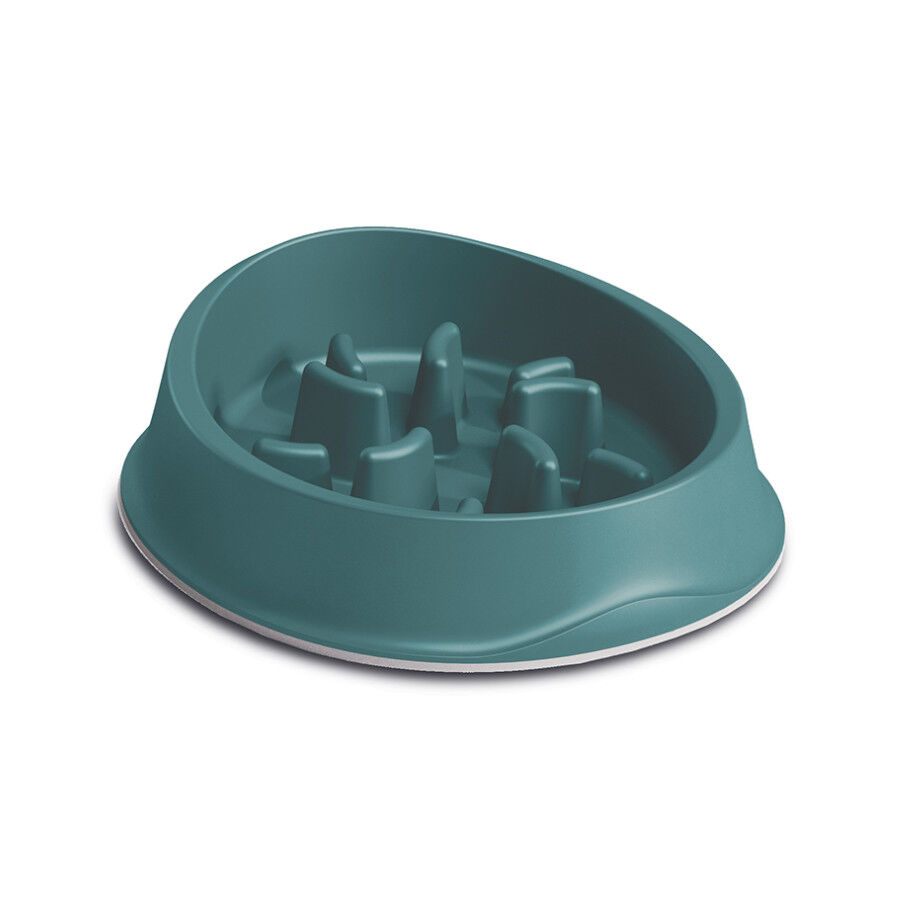 Stefanplast Comedero antivoracidad verde para perros, , large Imagen numero 1