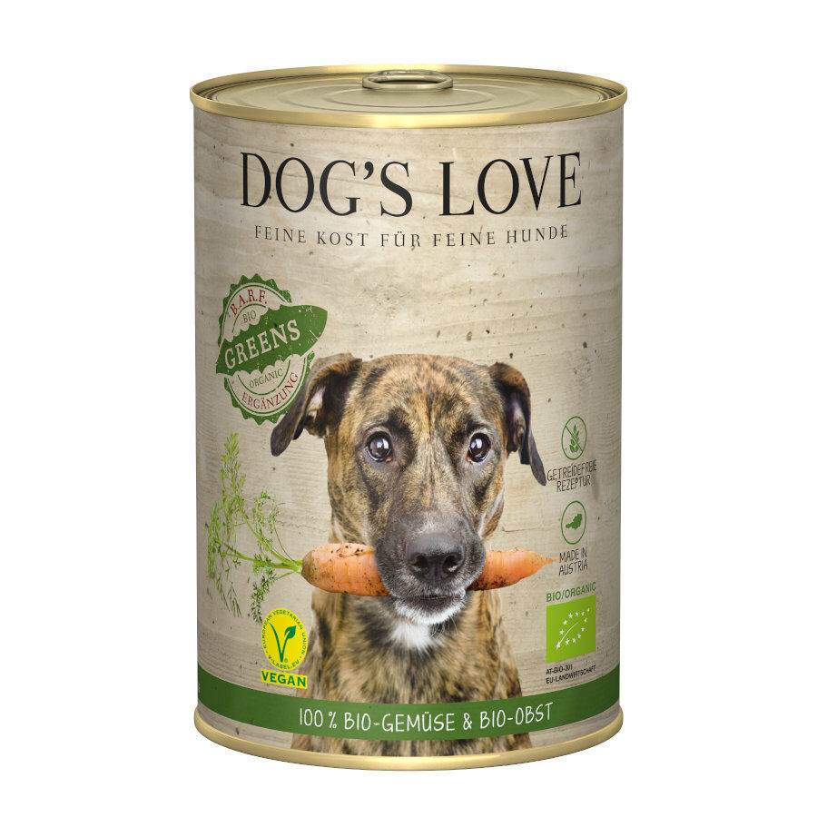 Dog's Love Adulto Bio Greens Vegan lata para perros