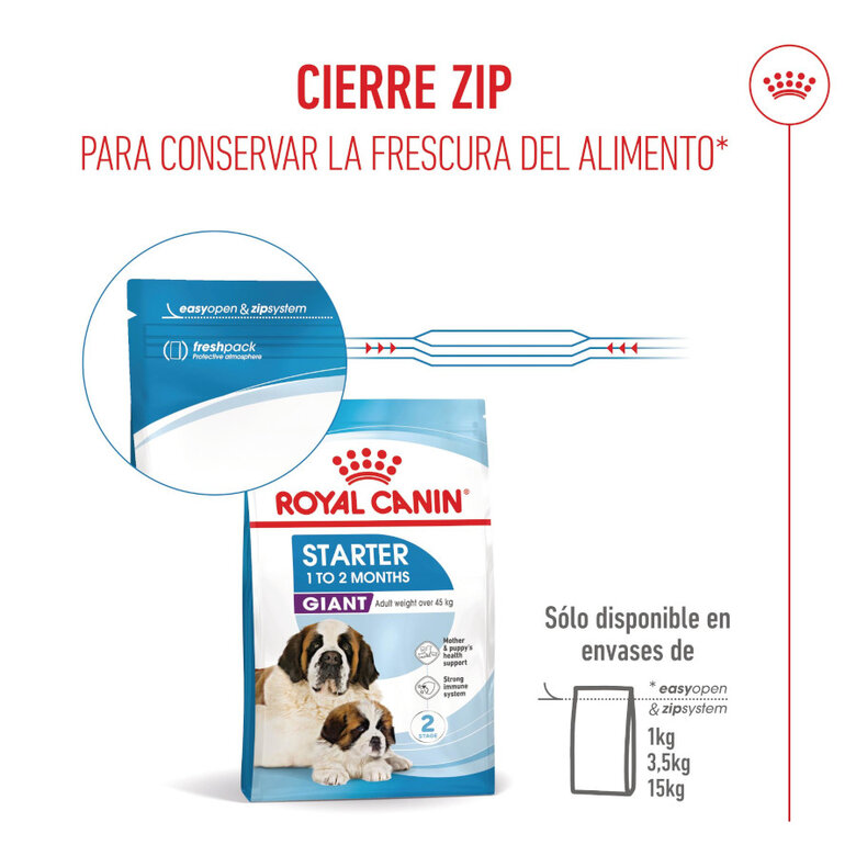 15 kg Royal Canin Starter Puppy Giant Pienso para perros,  Imagen numero 11 15 kg Royal Canin Starter Puppy Giant Pienso para perros, , large Imagen numero 11