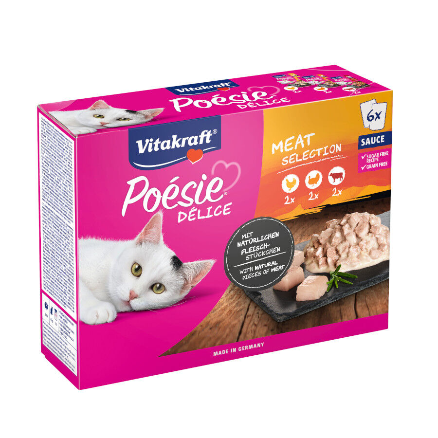 Vitakraft Po&eacute;sie Pouch carne comida para gatos Imagen numero 1