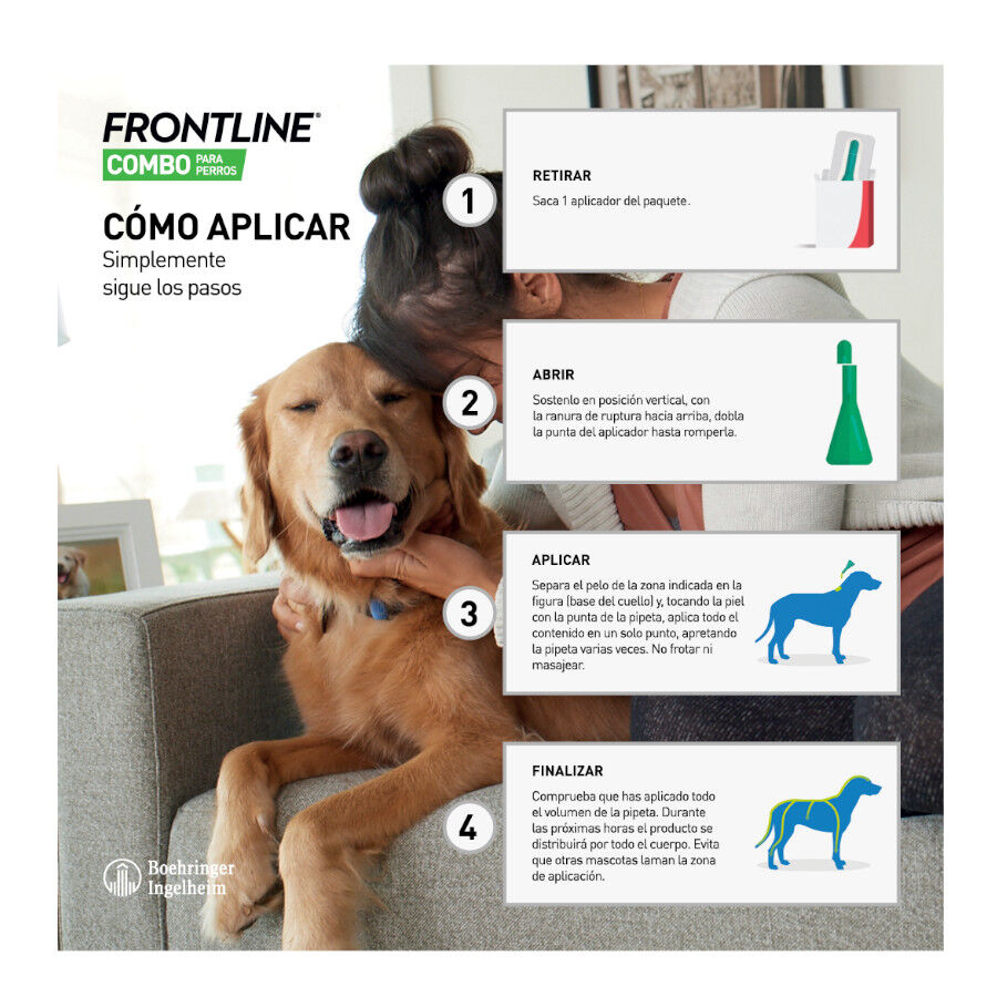 Frontline Spot On Combo Pipetas Antiparasitarias Perros 20 - 40 kg thumbnail