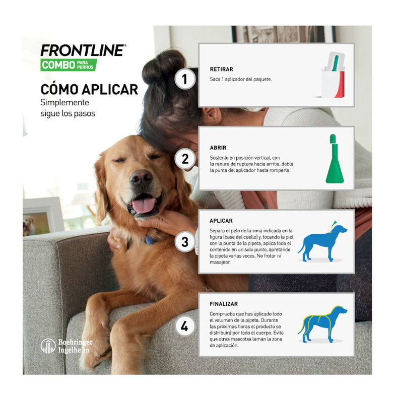 Frontline Spot On Combo Pipetas Antiparasitarias Perros 20 - 40 kg thumbnail