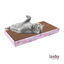 Leeby Fitz tabla rascador de cartón rosa para gatos, , large indicador imagen numero 2
