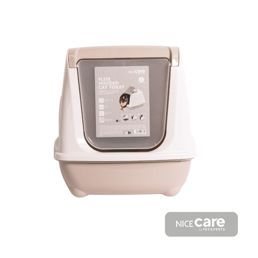 Nice Care Arenero Mega Flip Large Beige para gatos, , large Imagen numero 2