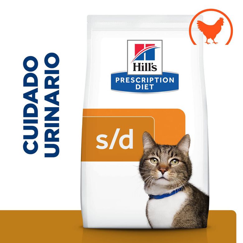Hill&#039;s Prescription Diet Urinary Care s/d Pollo pienso para gatos thumbnail