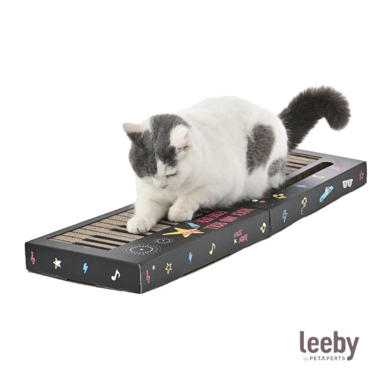 Leeby Kitty teclado rascador de cartón con bola para gatos,  Imagen numero 2 Leeby Kitty teclado rascador de cartón con bola para gatos, , large Imagen numero 2
