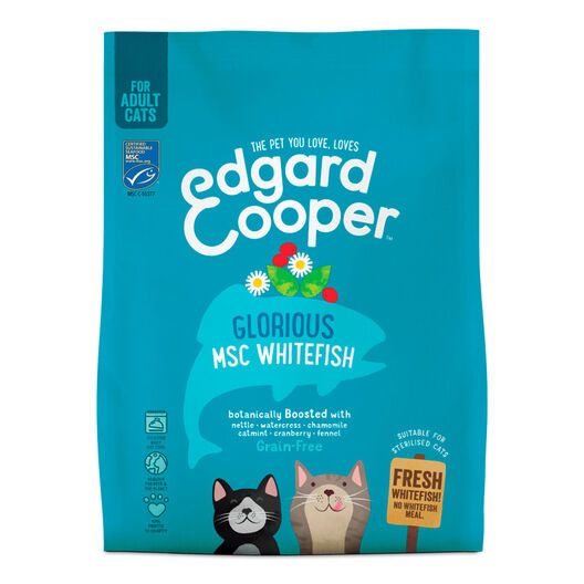 Edgard & Cooper Pescado Blanco pienso para gatos, , large image number null