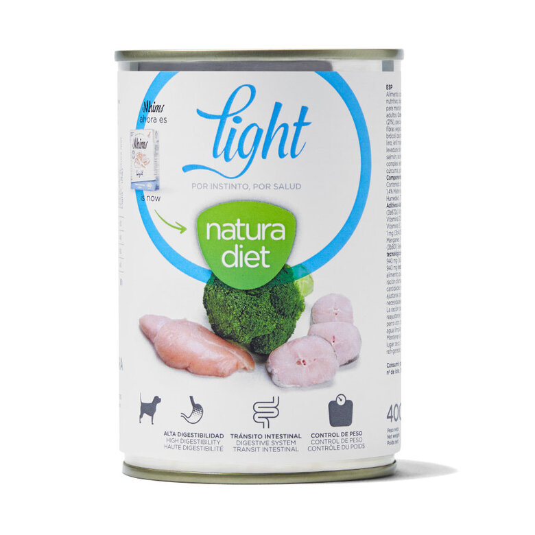 400 g Natura Diet Light Pavo y Pescado en paté latas para perros,  Imagen numero 1 400 g Natura Diet Light Pavo y Pescado en paté latas para perros, , large Imagen numero 1