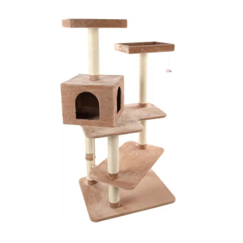 Flamingo Makalu Árbol Rascador Beige para gatos, , large image number null