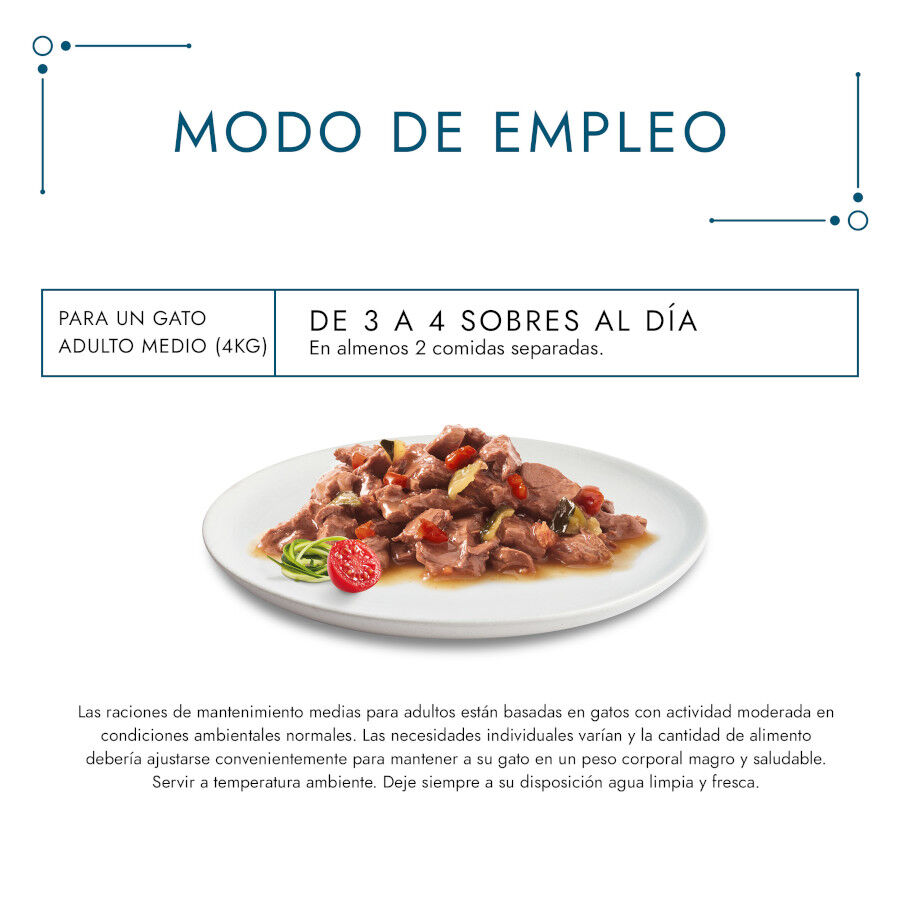 Gourmet Perle Filetes de Carne con Verduras en salsa sobre para gatos thumbnail