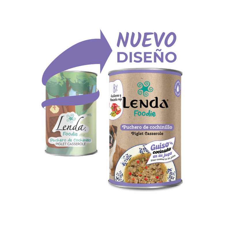 Lenda Puchero de Cochinillo lata para perros thumbnail