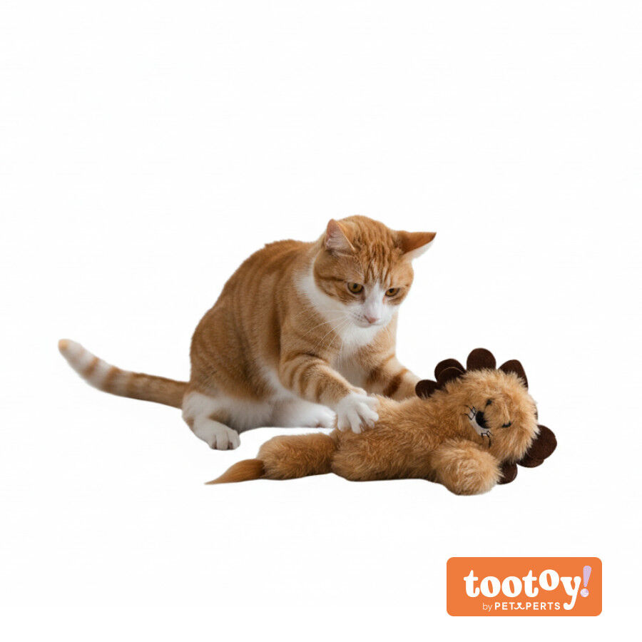 Tootoy! Le&oacute;n de Peluche con Catnip para gatos, , large Imagen numero 10