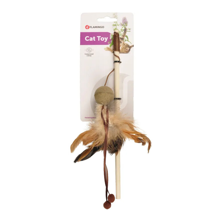 Flamingo Penken Caña con Plumas para gatos,  Imagen numero 2 Flamingo Penken Caña con Plumas para gatos, , large Imagen numero 2