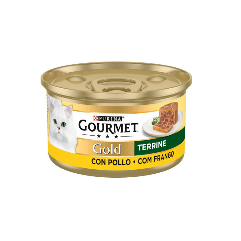Gourmet Gold Terrine de Pollo lata para gatos, , large image number null