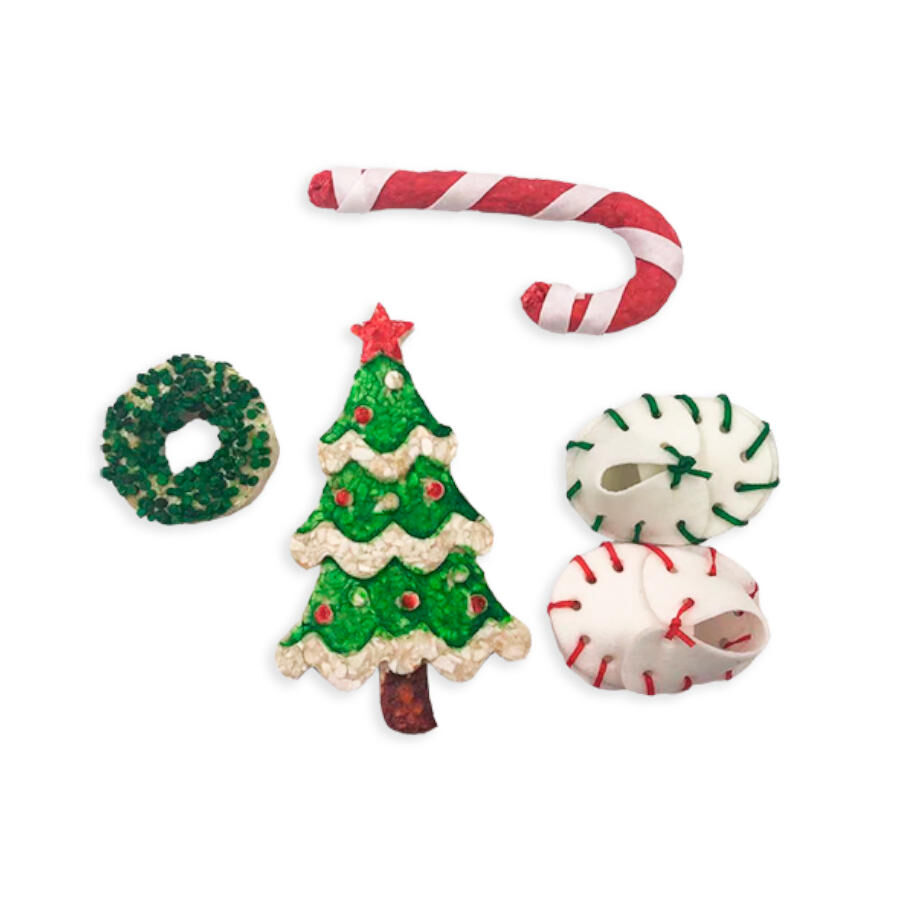 1 ud. Guau Christmas Calcet&iacute;n con Bocaditos de Cuero para perros, , large Imagen numero 2