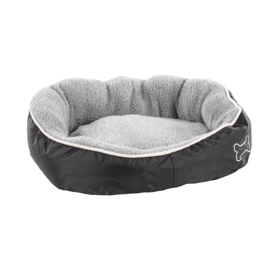 Flamingo Chips Rect ngulo Gris cama cuna para perros Kiwoko