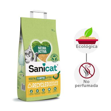 Sanicat Natura Activa Recycled Arena para gatos