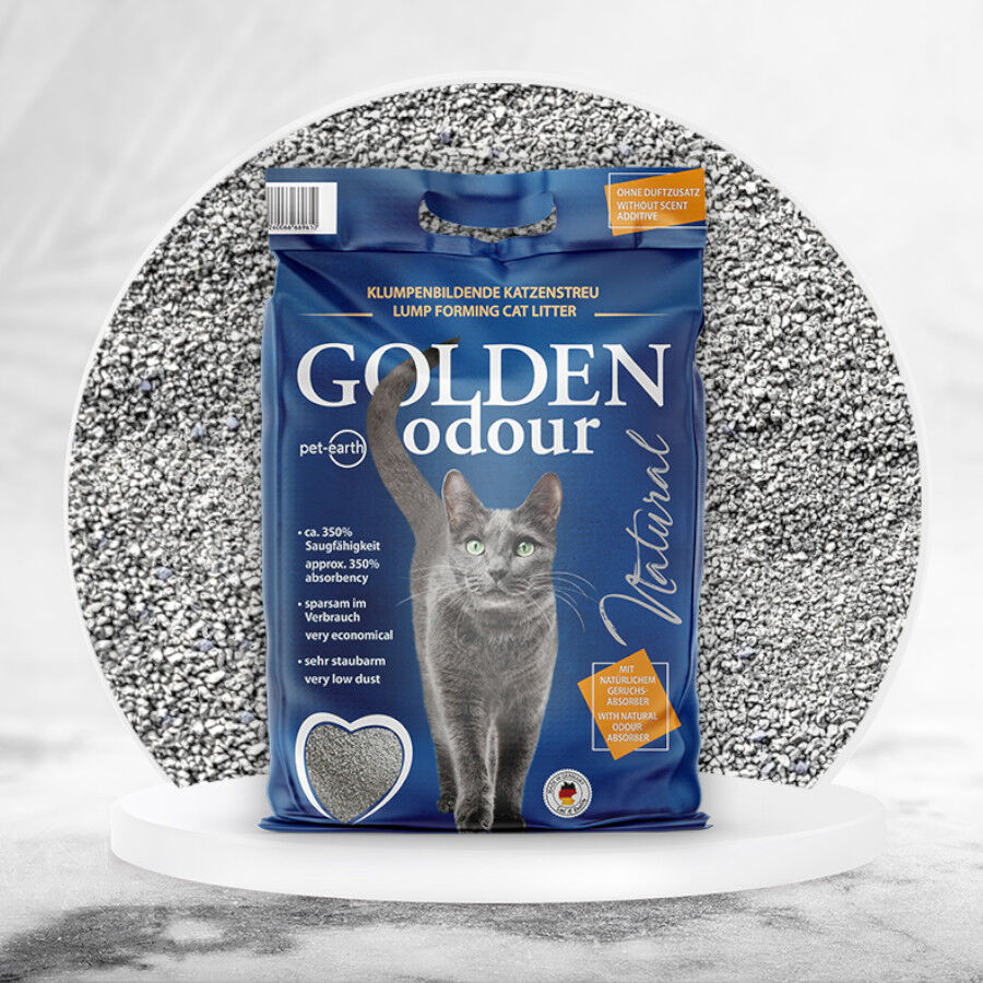 14 kg Golden Odour Arena Aglomerante Absorbe Olores para gatos, , large Imagen numero 2
