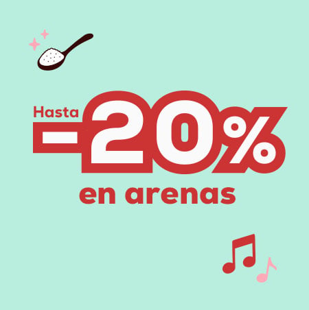 Hasta -20% en selección de arenas