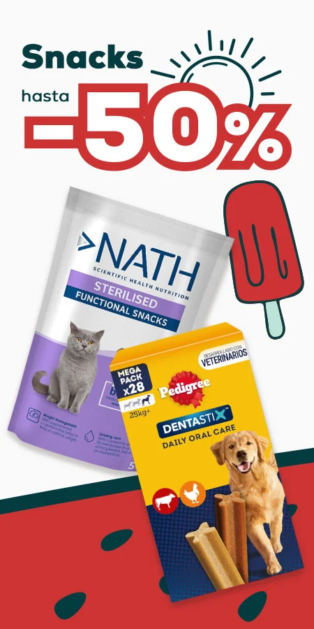 Hasta -50% en snacks