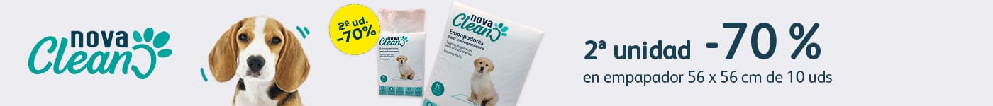 Nova clean: 2ª unidad -70% en selección de empapadores