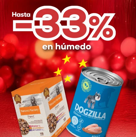 Hasta -33% en húmedos para perro