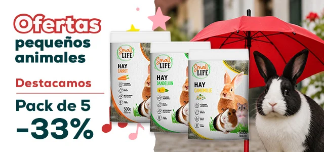 Small Life: más de -30% en selección de heno para roedores