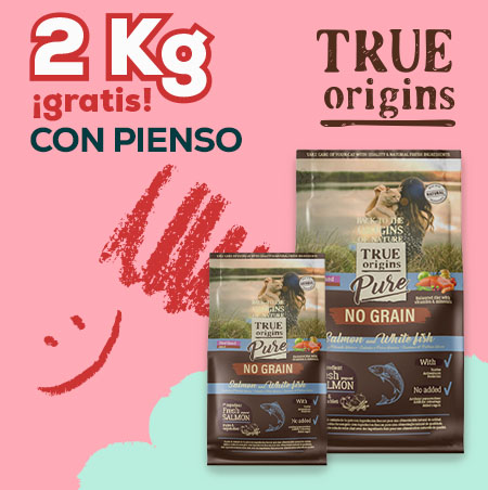 True Origins Pure: 2 kilos gratis con selección de pienso para gato 7 kg