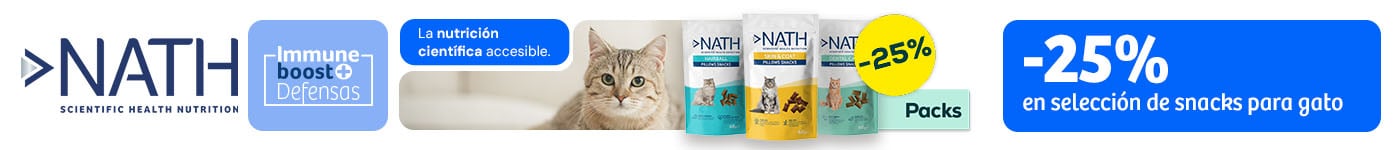 Nath:-25% en selección de snacks para gato