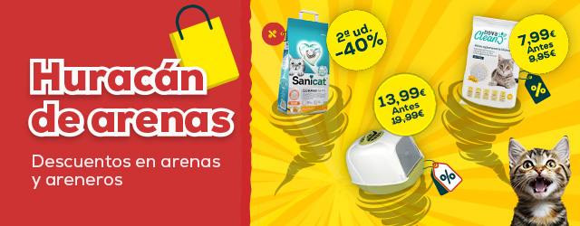 Huracán de arenas: ofertas en arenas y areneros