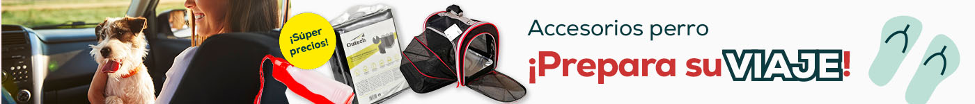 Accesorios para perro ¡prepara su viaje!