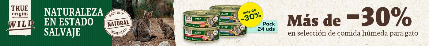 True Origins Wild: -33% en selección de comida húmeda para gato