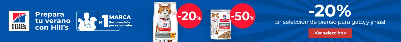 Hill´s Science Plan: -20% en selección de pienso para gato y -50% en selección de packs de húmedo para gato