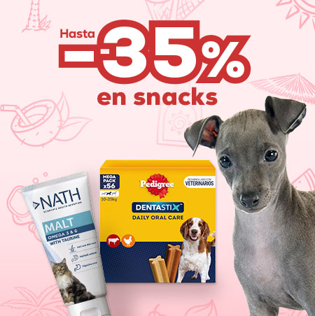 Hasta -35% en snacks